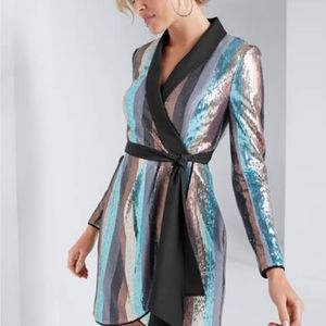 COPY - Venus Sequined wrap dress sz10